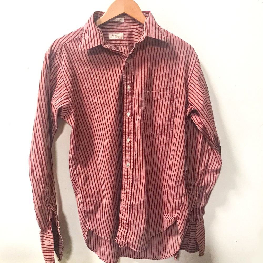 Buffum's 1950s-60s French-Cuffed Shirt